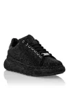 Philipp Plein Crystal-embellished Low-top Sneakers In Black