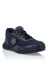 Philipp Plein Runner Hexagon Sneakers In Blue