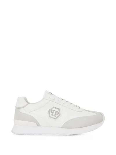 Philipp Plein Runner Hexagon Patch Sneakers In Multi