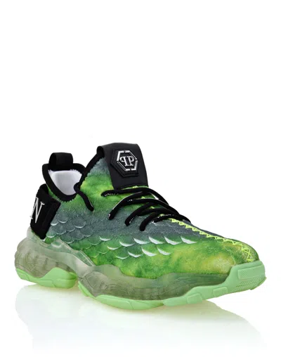 Philipp Plein Runner Hyper $hock In Green