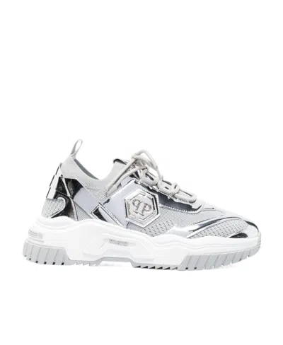 Philipp Plein Runner Predator Low-top Sneakers In White