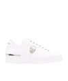 Philipp Plein Embossed Sneakers In White