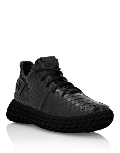 Philipp Plein Runner Skeleton Python "black Viper"