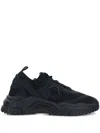 Philipp Plein Runner Hexagon Low-top Sneakers In Black