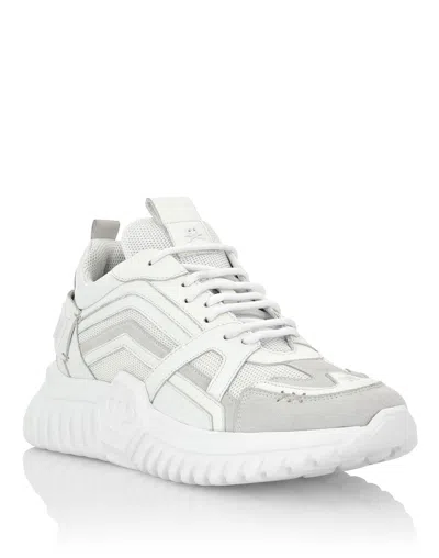 Philipp Plein Runner Sneakers Supersonic In White