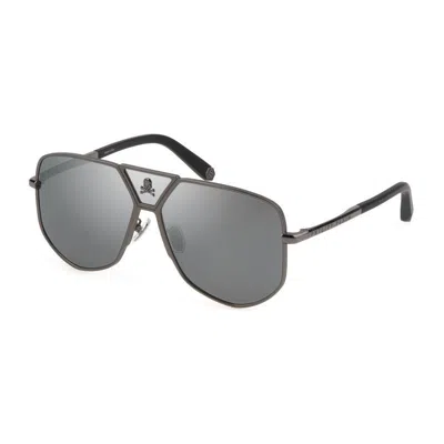 Philipp Plein Ruthenium Metal Sunglasses