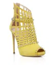 Philipp Plein Sandals High Heels "deep" In Yellow