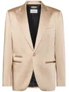 Philipp Plein Satin Blazer In Neutrals