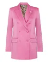 Philipp Plein Satin Dandy Blazer In Multi