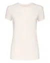 Philipp Plein Satin T-shirt Round Neck Ss Embroidery Signature In White
