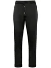 Philipp Plein Satin Tailored Trousers In Black