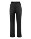 Philipp Plein Satin Trousers In Black