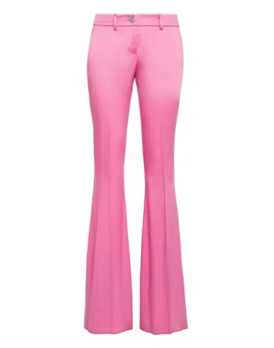 Philipp Plein Satin Trousers In Multi