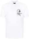 PHILIPP PLEIN SCORPION-PRINT POLO SHIRT