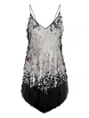 Philipp Plein Sequin-embellished Backless Mini Dress In Black