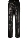 Philipp Plein Jeans Mit Hohem Bund In Black