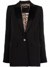 Philipp Plein Sequinned Tiger Single-breasted Blazer In Black
