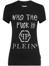 Philipp Plein Sexy Pure Cotton T-shirt In Black