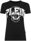 Philipp Plein Sexy Pure Cotton T-shirt In Black