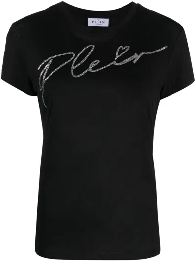 Philipp Plein Sexy Pure Fit Crew-neck T-shirt In Black