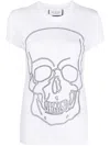 Philipp Plein Sexy Pure Fit Crew-neck T-shirt In White
