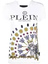 Philipp Plein Sexy Pure Skeleton T-shirt In Weiss