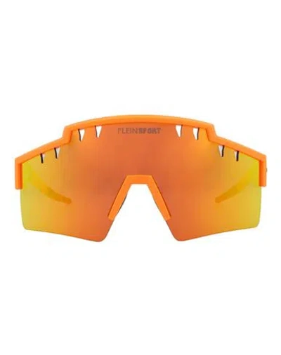 Philipp Plein Shield-frame Injection Sunglasses Man Sunglasses Orange Size 99 Plastic Material