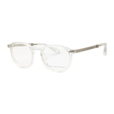 Philipp Plein Shiny Crystal Mini Eyeglasses In Transparent