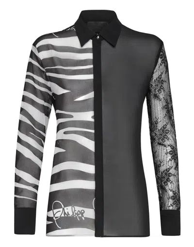 Philipp Plein Shirt Jungle In Black