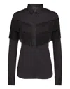 Philipp Plein Shirt "just Fringe" In Black