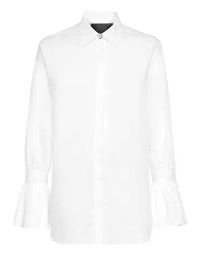 Philipp Plein Shirt Regular Fit In White