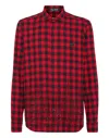 Philipp Plein Shirt Sugar Daddy Cut Ls Flame In Red