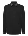 Philipp Plein Shirt Sugar Daddy Cut Ls Monogram Strass Monogram Strass