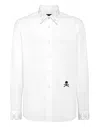 Philipp Plein Shirt Sugar Daddy Cut Ls Monogram Strass Monogram Strass