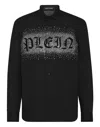 Philipp Plein Gothic Sugar Daddy Shirt With Button Cuffs In Black