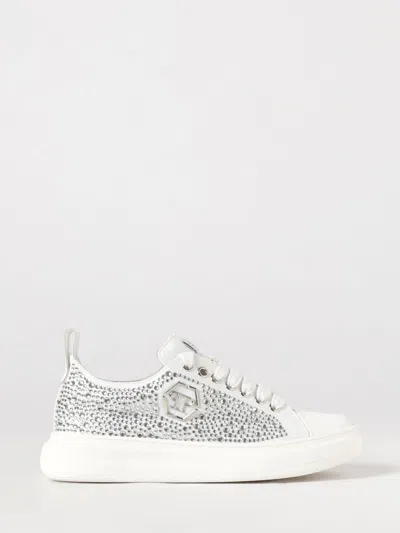 Philipp Plein Shoes Kids Color Silver In Metallic