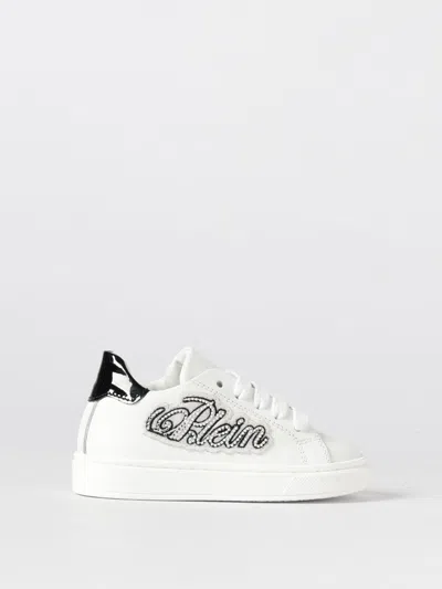 Philipp Plein Kids' シューズ  ボーイ カラー ホワイト In White