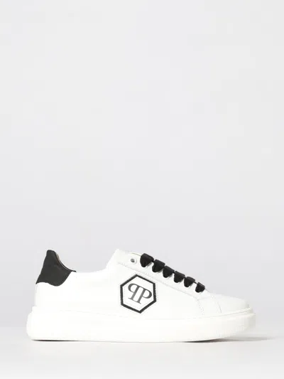 Philipp Plein Kids' シューズ  ボーイ カラー ホワイト In White