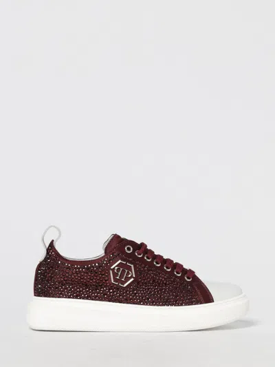 Philipp Plein Sneakers  Kids Color White 1 In Burgundy