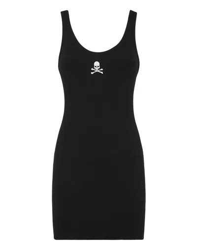 Philipp Plein Short Dress In Black