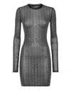 Philipp Plein Short Dress In Black
