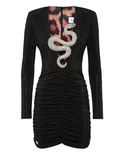 Philipp Plein Short Dress Crystal
