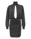 Philipp Plein Short Dress Crystal In Black