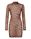 Philipp Plein Short Dress Leopard In Multi