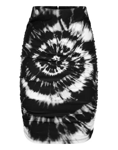 Philipp Plein Short Skirt Tie Dye In Multi