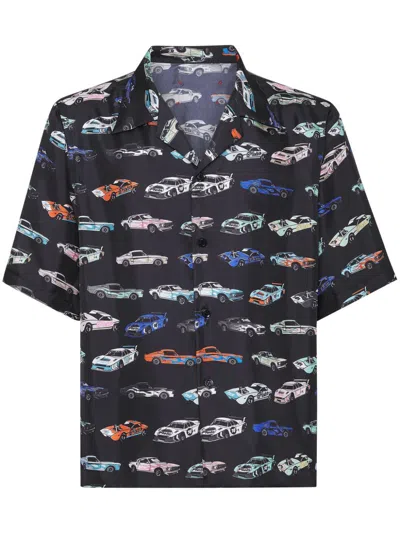 Philipp Plein Short-sleeved Shirt In Black