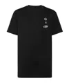 Philipp Plein Cars Racing Jersey T-shirt Round Neck In Black