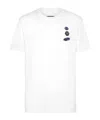 Philipp Plein Round Neck Cars Racing T-shirt In White