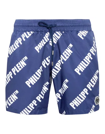 Philipp Plein Short Swim Boxer  Tm In Blue