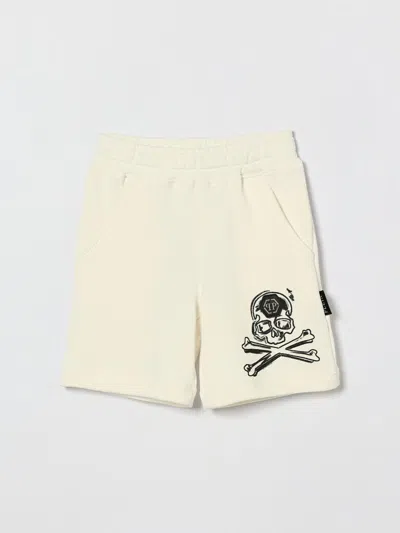Philipp Plein Shorts Kids In White